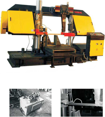 Máquina doble de la columna 4.5mpa 24m/Min Horizontal Metal Cutting Bandsaw