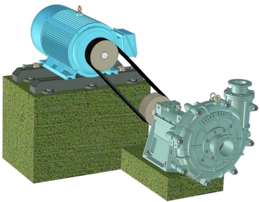 Bomba hidráulica resistente 150ZBG (P) - 740 del barro de 280kw 600.0m3/h