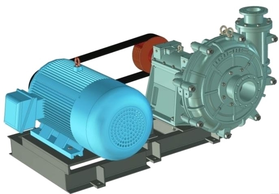 Bomba horizontal de la mezcla de la abrasión baja, mezcla 160kw que maneja las bombas 150ZBD-630