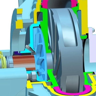 Bomba de alta presión de la mezcla 3775.5M3/H, bomba portátil 500ZBD-1250 del barro 560kw