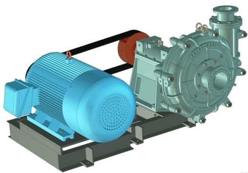 Abrasión baja eléctrica de la bomba de fango de la mezcla de las aguas residuales de 37kw 576.0m3/h